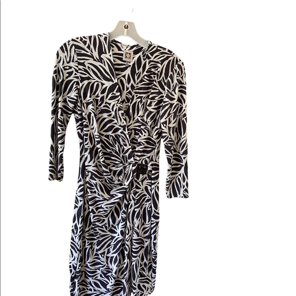 Anne Klein Faux Wrap Dress Size 4